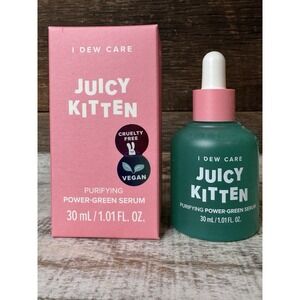 I Dew Care Juicy Kitten Purifying Power-Green Face Serum with Niacinamide